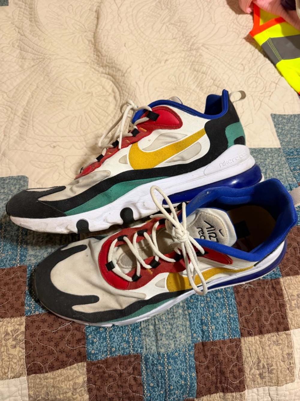 Nike Multicolor Sneakers - Yellow/Blue/Red/Green/Black